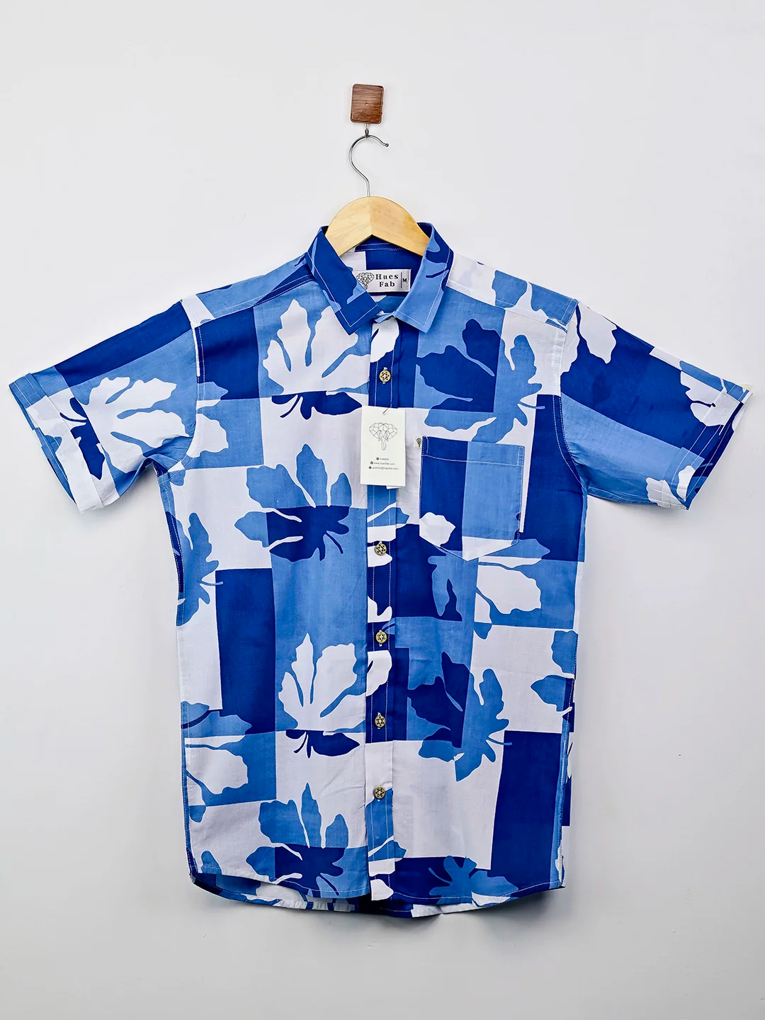 Azure Canopy Half-Sleeves Shirt - Image 3
