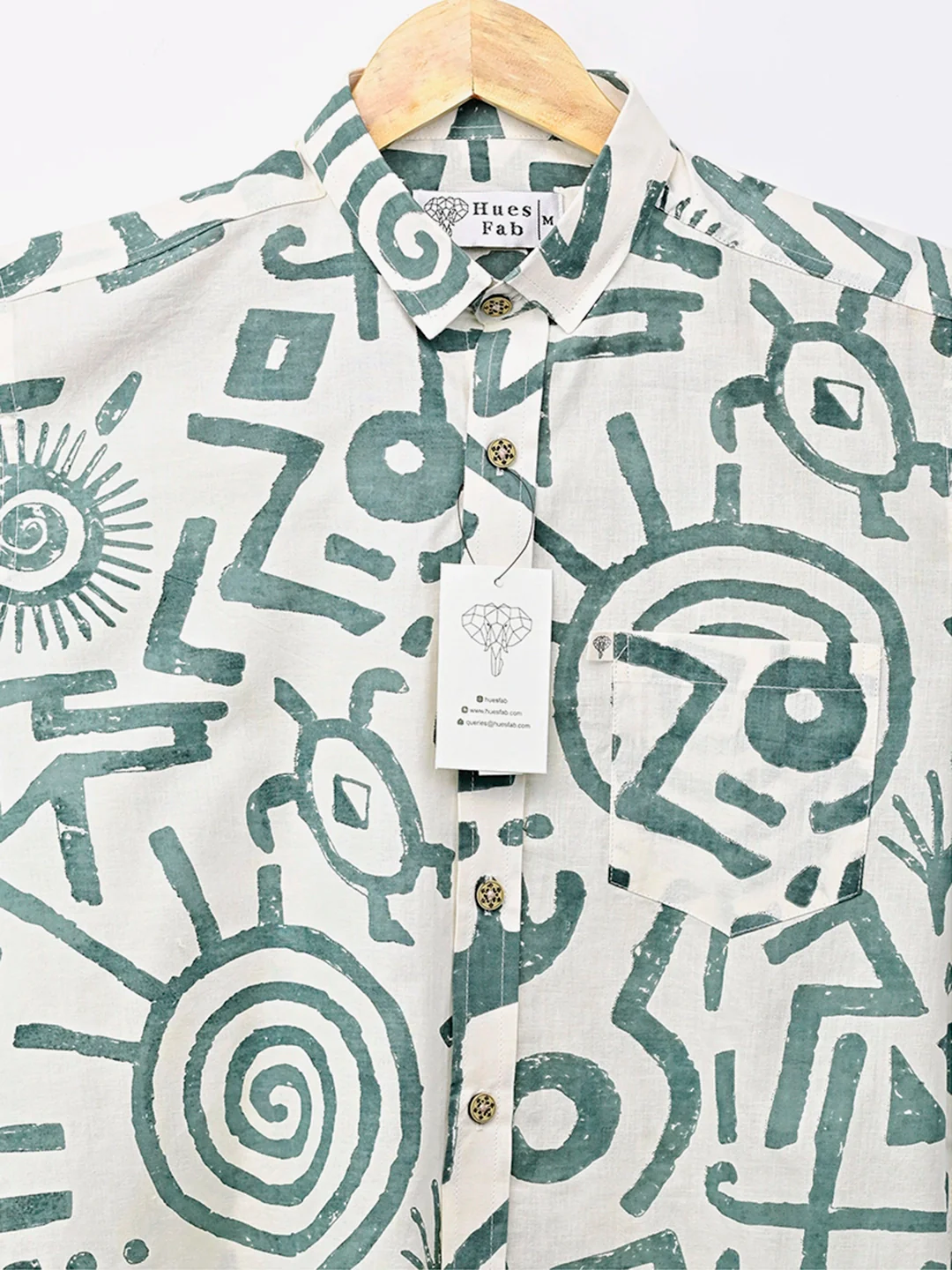 Celestial Printed Half Sleeve Shirt - Image 3