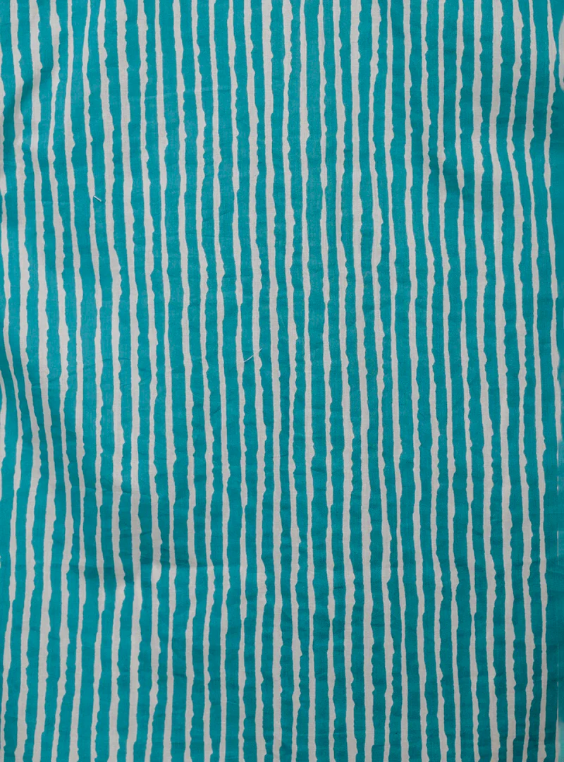 Cyan Lining Half Sleeves Shirt - Image 4