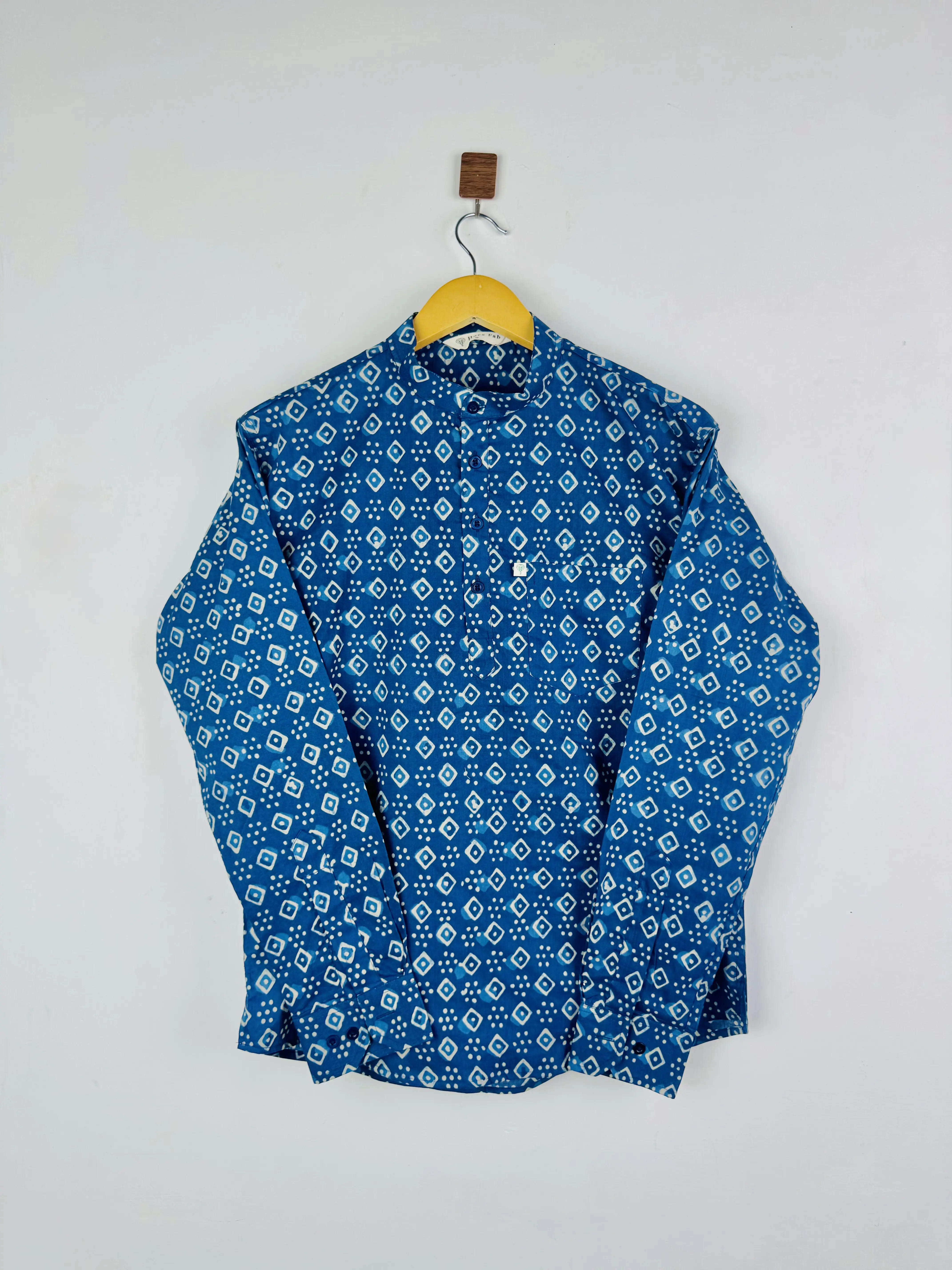 Indigo Echo Printed Short Kurta - Image 2