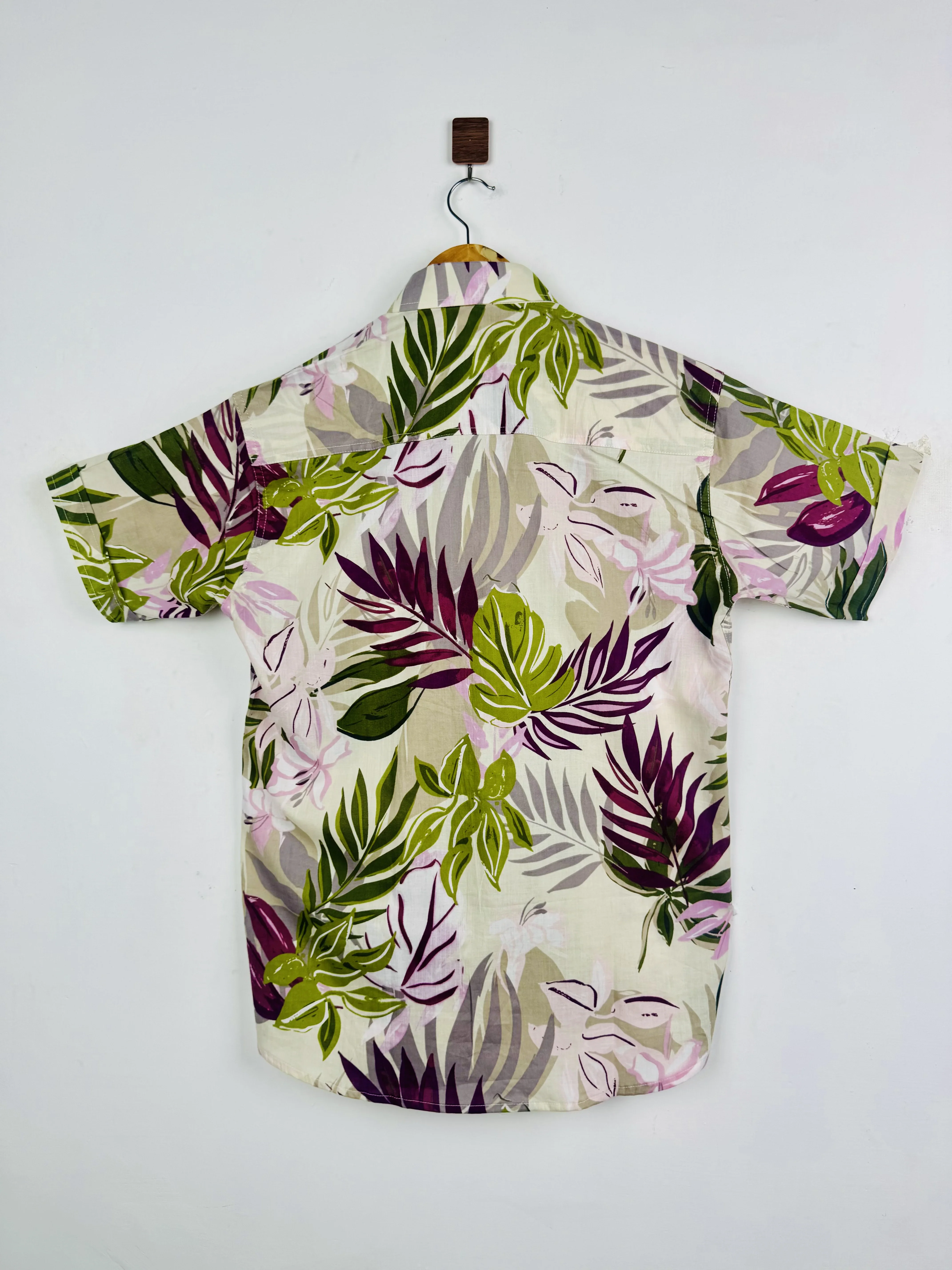 Leaf & Bloom Half Sleeves Shirt - Image 3