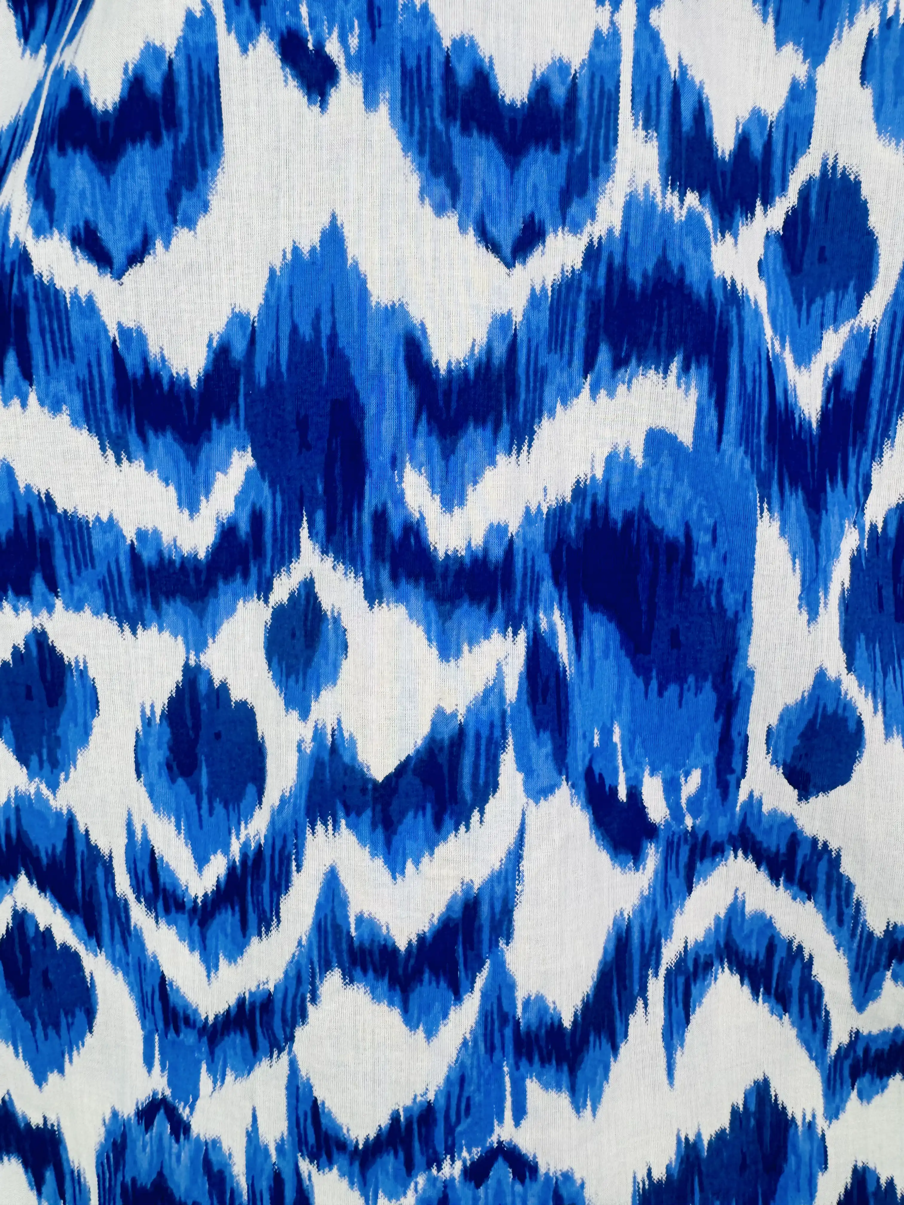 ocean ikat Half Sleeves Shirt - Image 4
