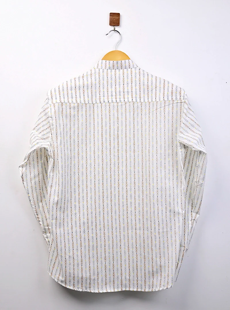 off white lining short kurta - Image 3