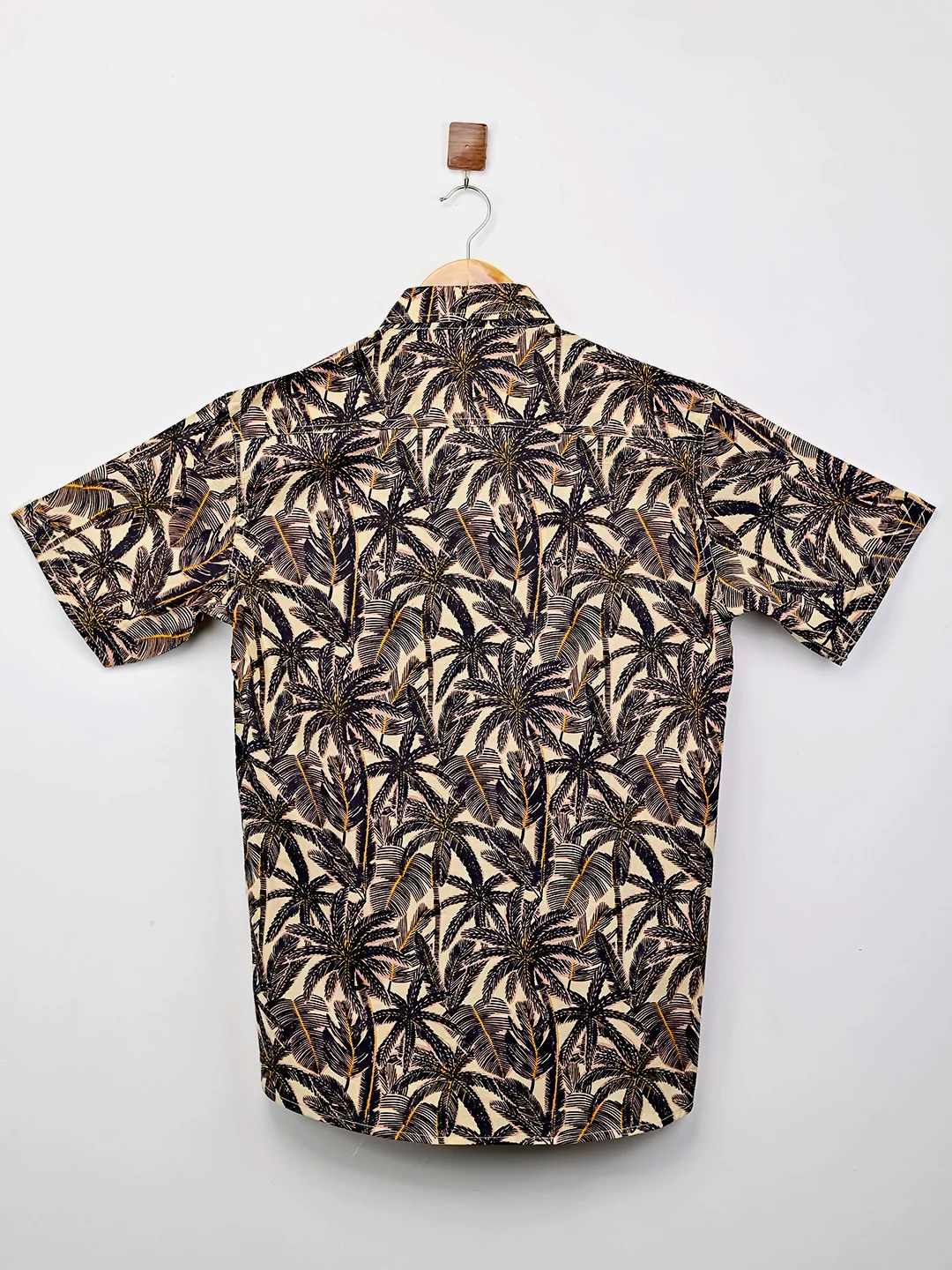 Palm Tree Printed Half Sleeves Shirt - Image 3