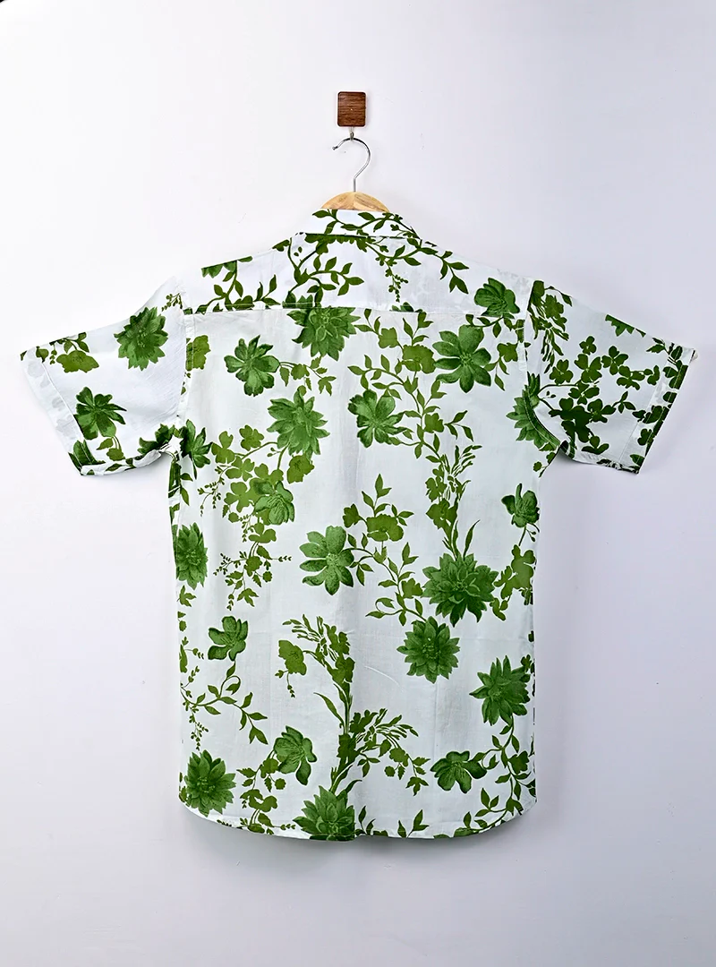 verdant spring half sleeves shirt - Image 3